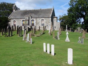 Mochrum Church & Churchyard, by Chris Newman.